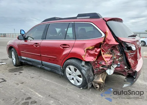 2012 Subaru Outback 2.5I Premium from USA, damaged, VIN 4S4BRCCC0C3236698